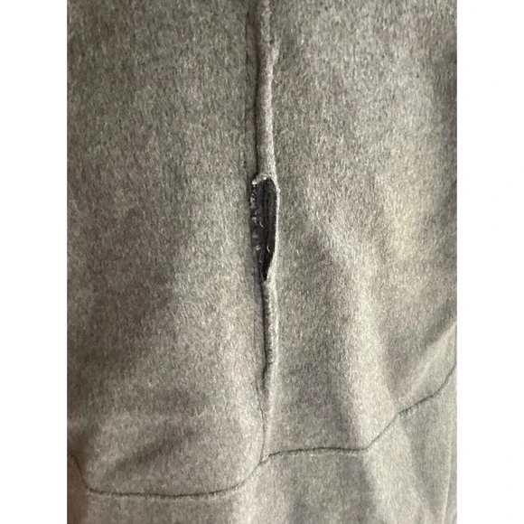 soia & kyo wrap belted coat jacket wool blend navy gray Xs - Picture 7 of 8